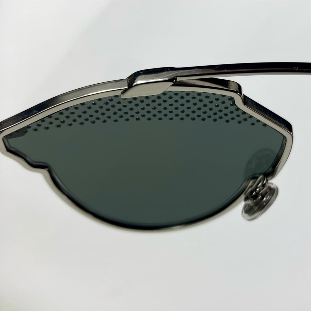 Christian Dior So RealS Studded 85LDC Palladium White Sunglasses Mirror NWT - Picture 14 of 17